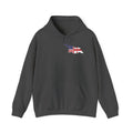 Patriotic Champion Hoodie – USA Flag Small Chest + Back Wrestler Belt Design