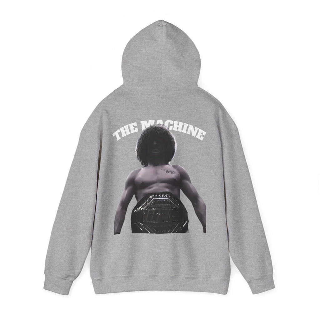 Patriotic Champion Hoodie – USA Flag Small Chest + Back Wrestler Belt Design