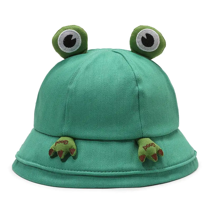 Cute Cartoon Frog Fisherman Hat for Women
