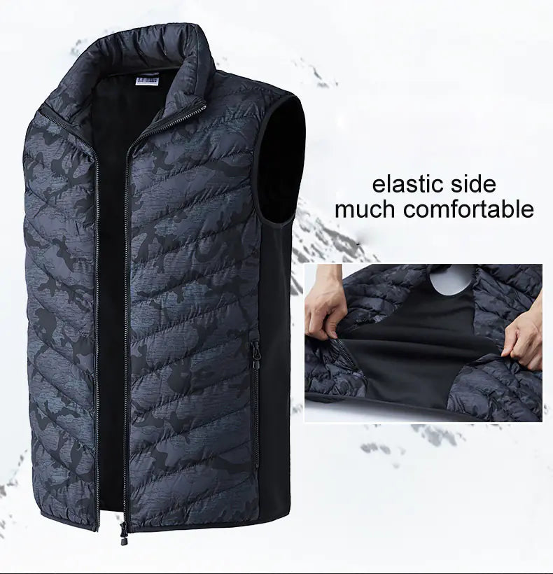 Heated Vest for Men - Smart USB Rechargeable Jacket