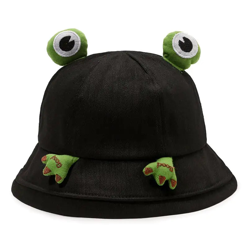 Cute Cartoon Frog Fisherman Hat for Women