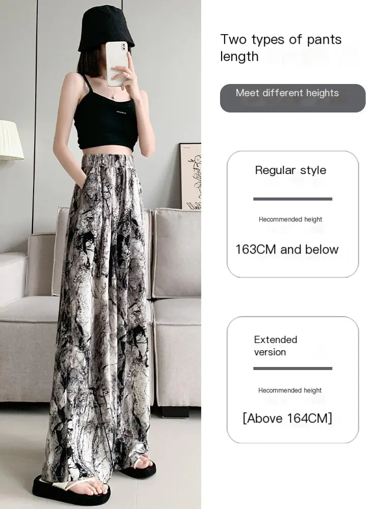 Plus Size Bohemian Wide Leg Beach Pants for Women