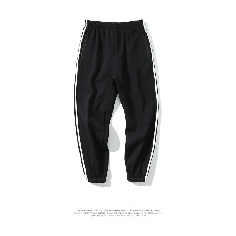 Men's Casual Color Block Striped Jogger Pants