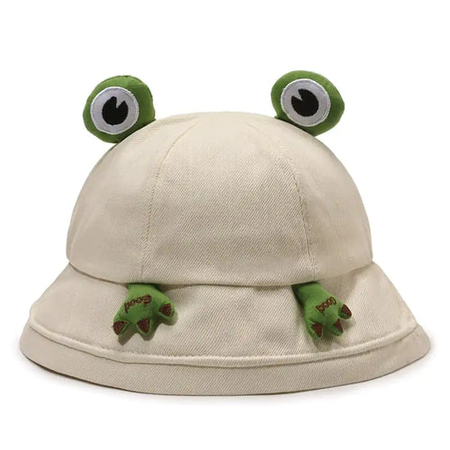 Cute Cartoon Frog Fisherman Hat for Women